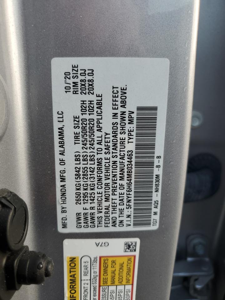 Honda Pilot Touring Image 4