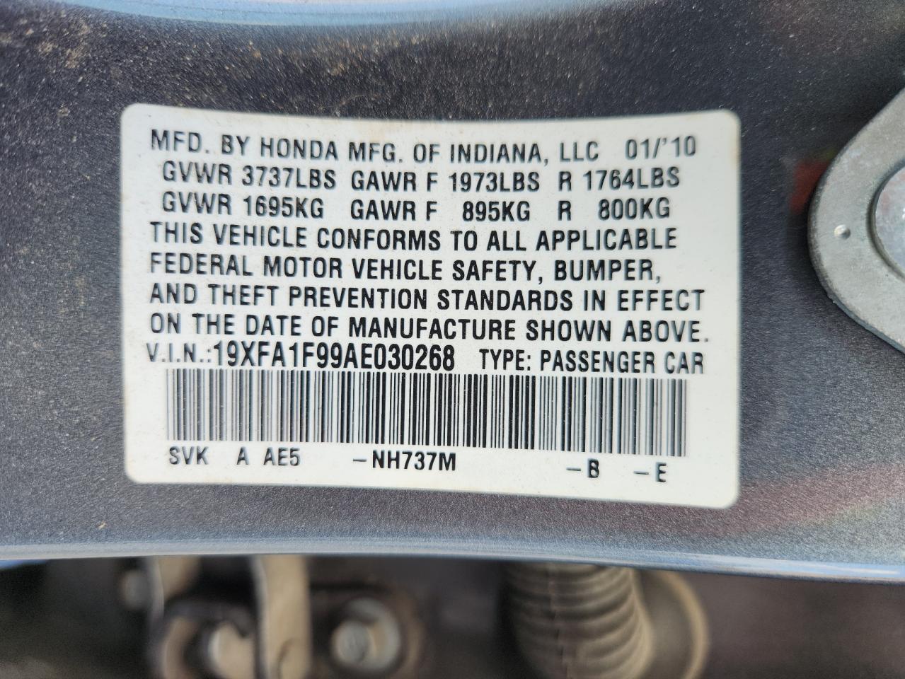 Honda Civic Exl Image 8