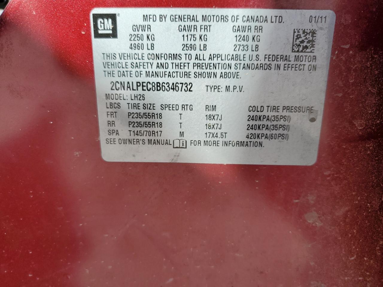 Chevrolet Equinox Lt Image 12