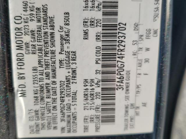 Ford Fusion S Image 4