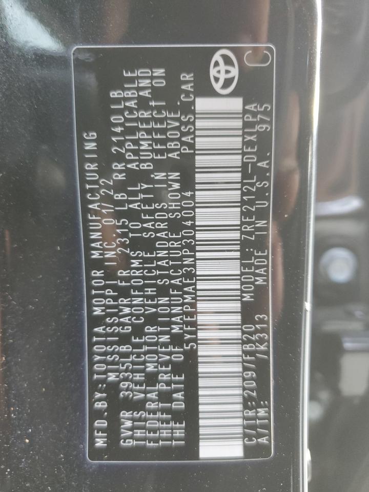 Toyota Corolla Le Image 10