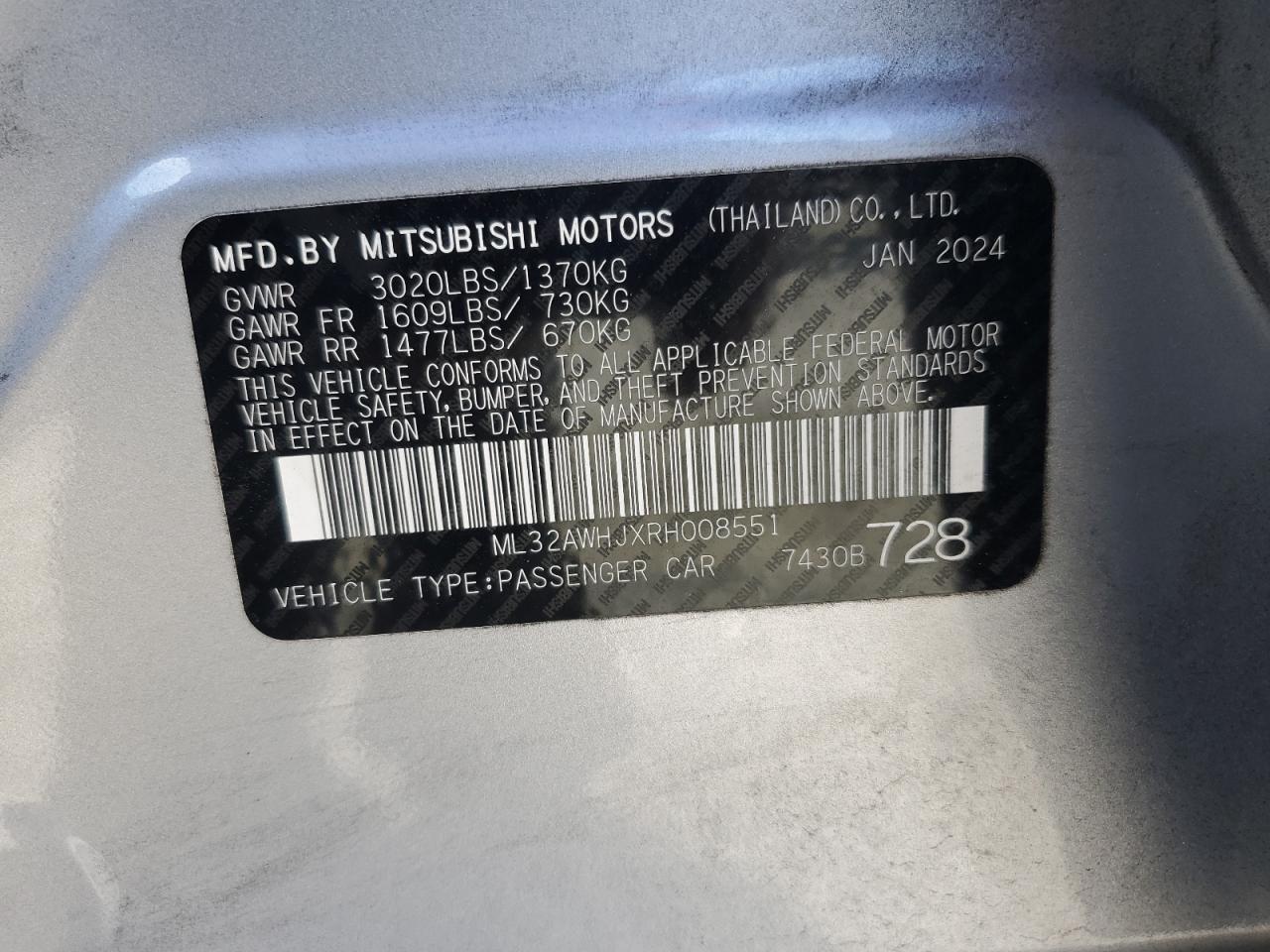 Mitsubishi Mirage Se Image 10