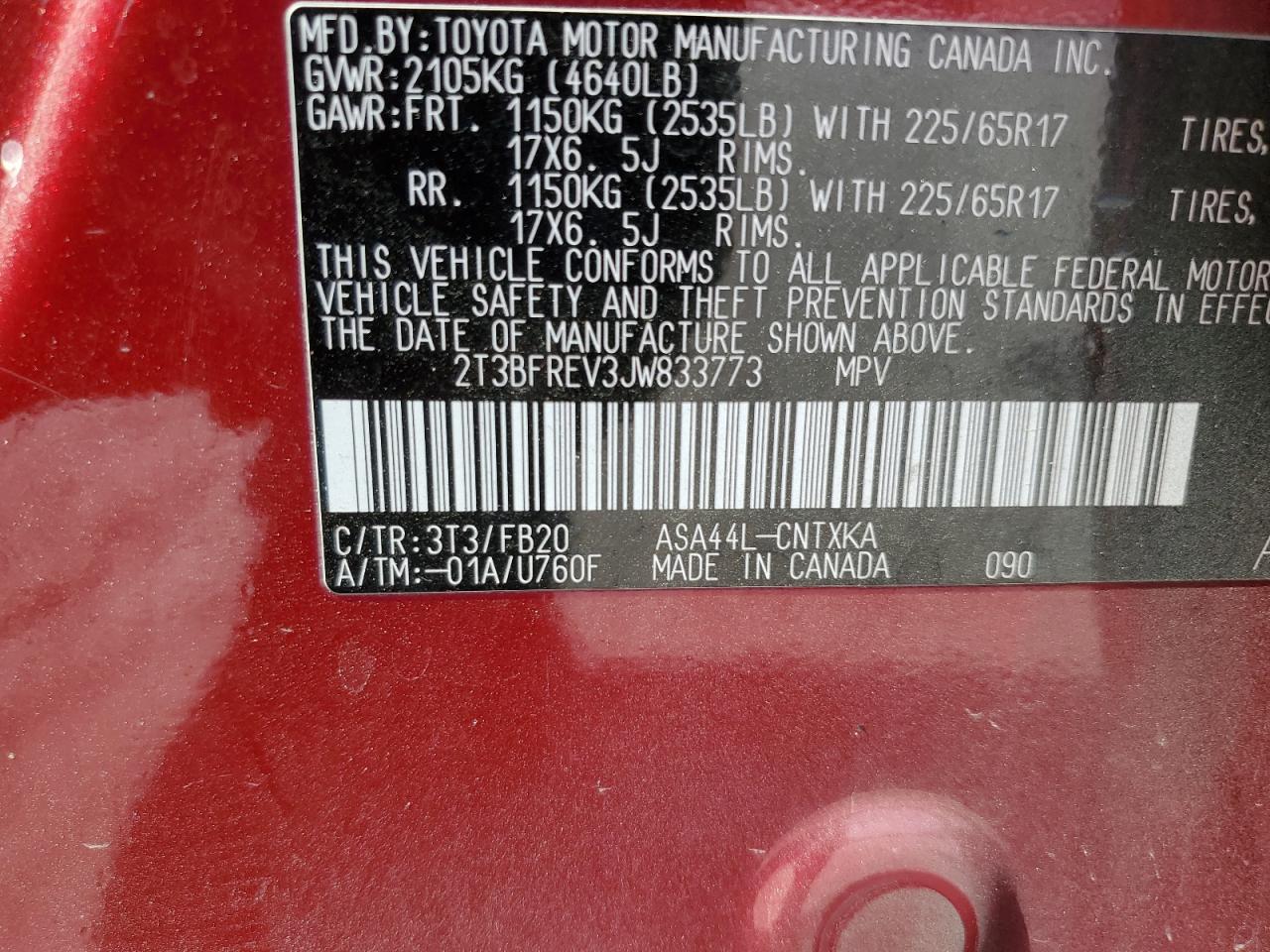 Toyota RAV4 Le Image 12