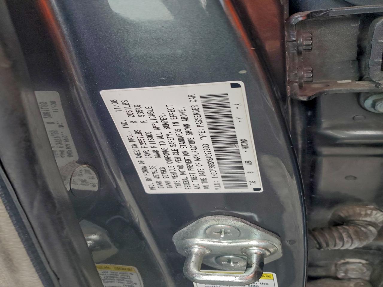 Honda Accord Exl Image 6