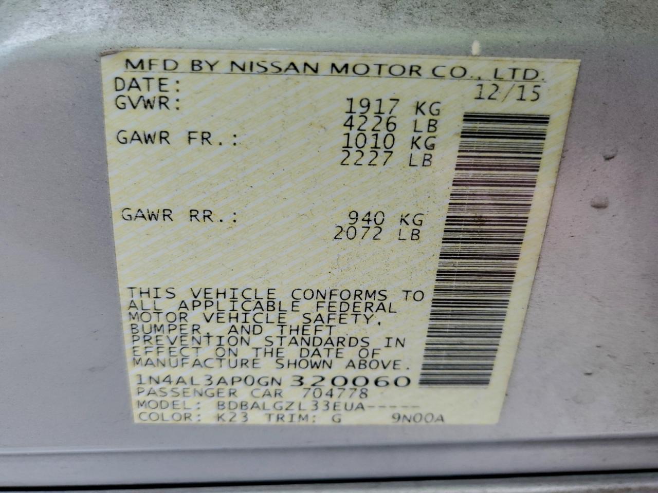 Nissan Altima 2.5 Image 13