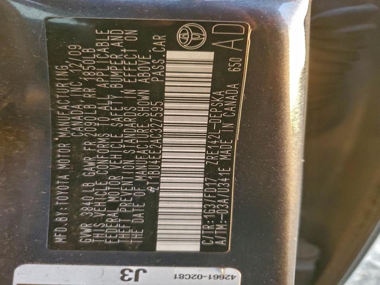 Toyota Corolla Base Image 11