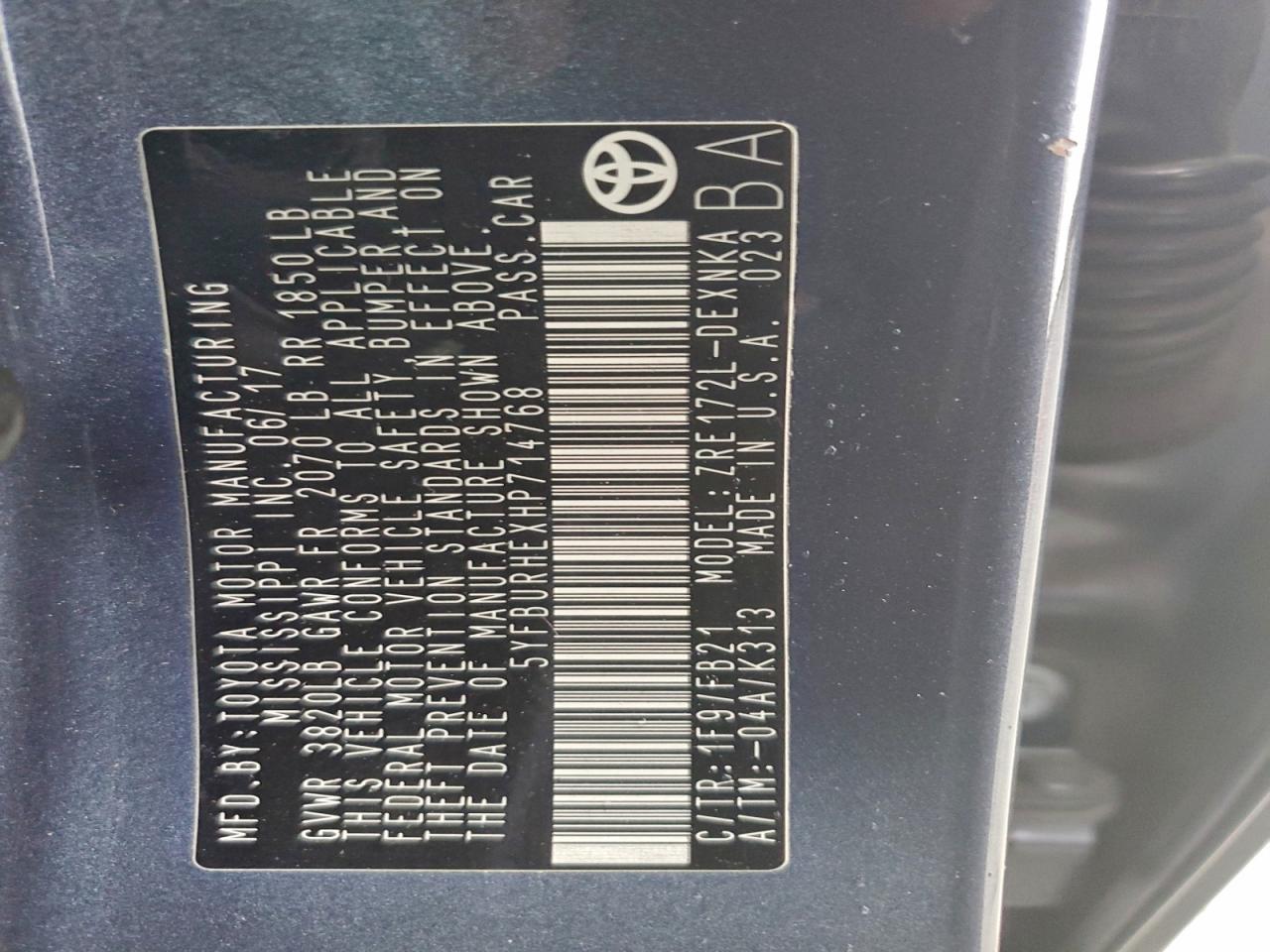 Toyota Corolla L Image 11