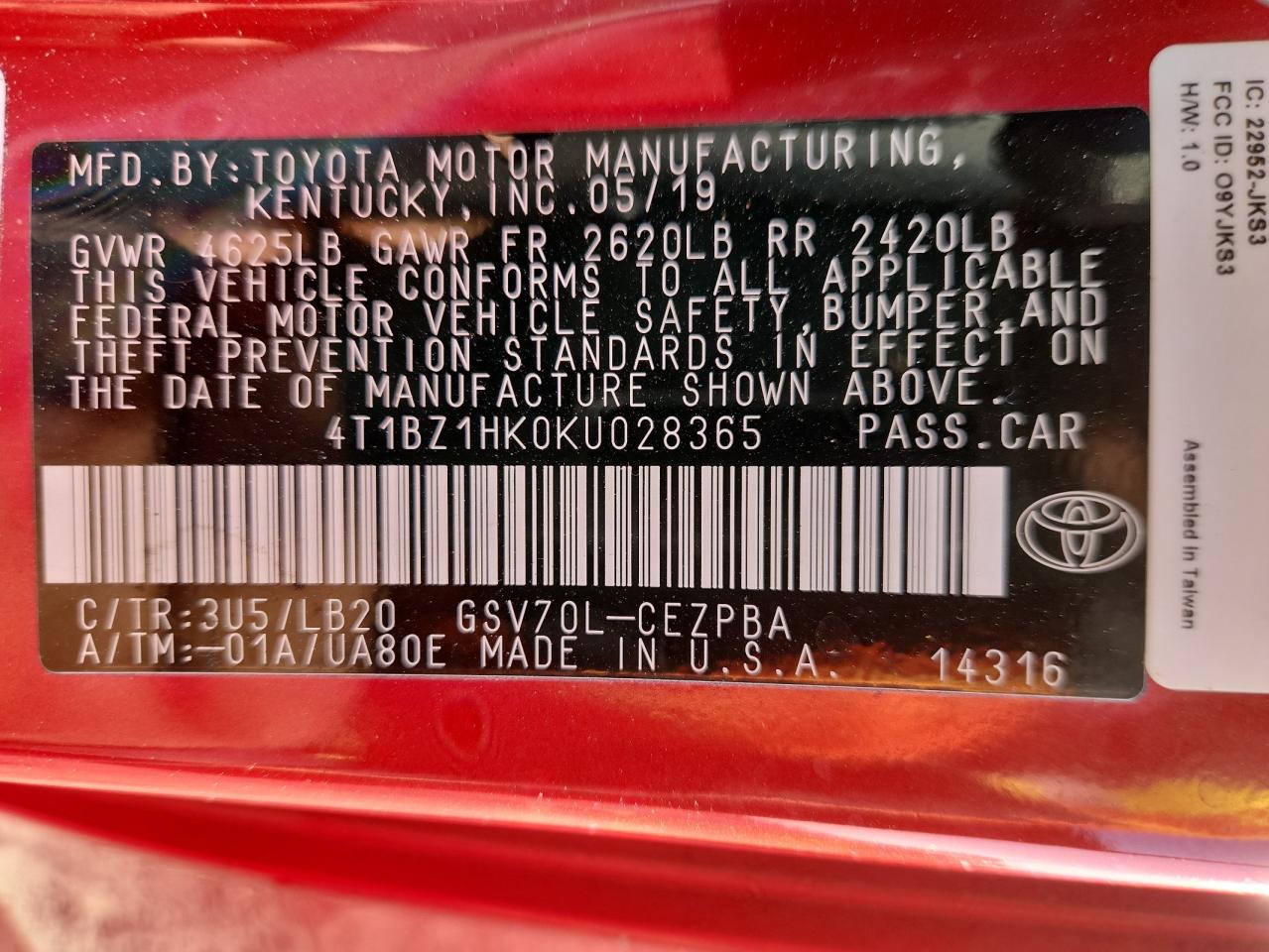 Toyota Camry Xse Image 4