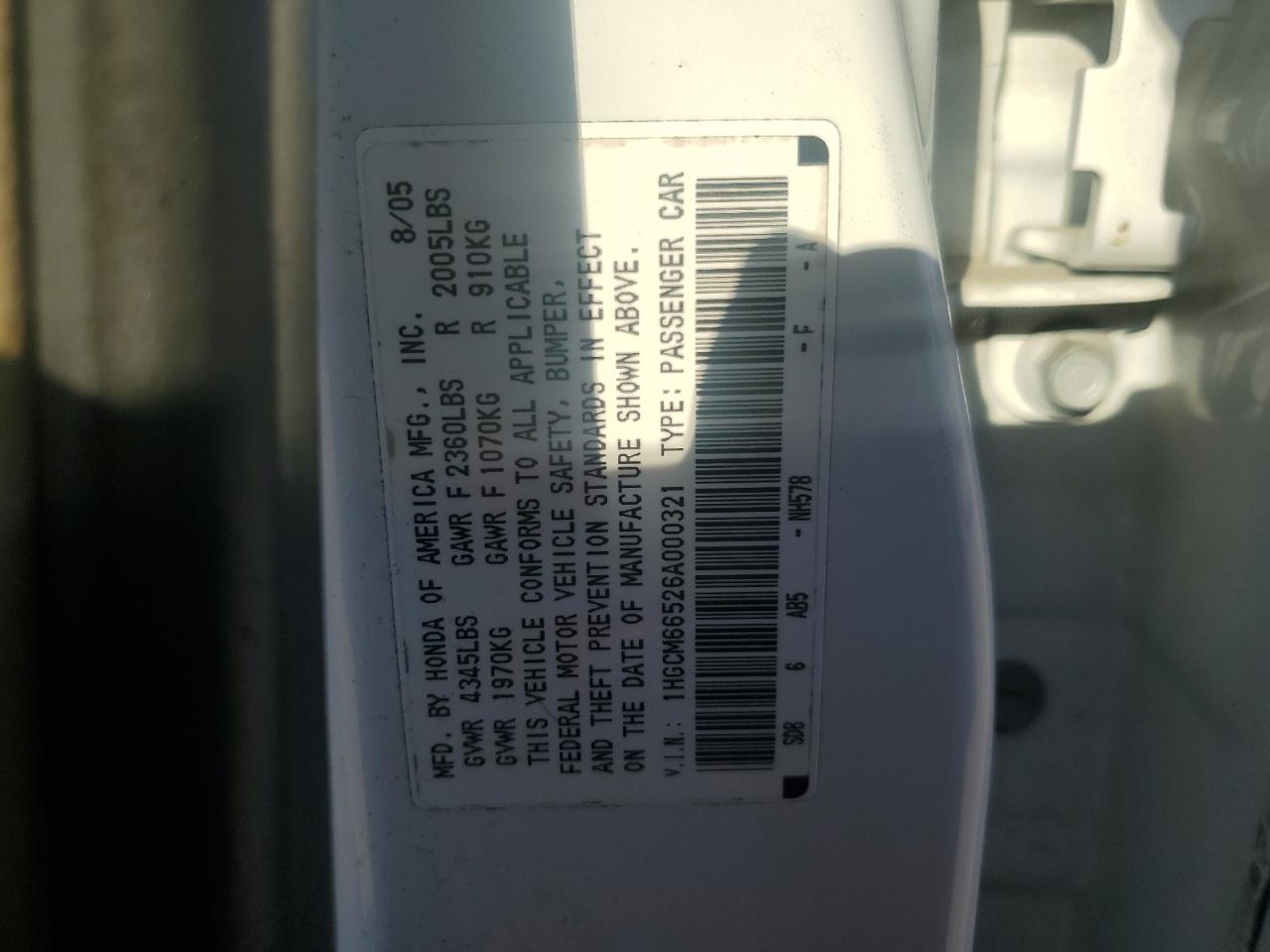 Honda Accord Ex Image 6