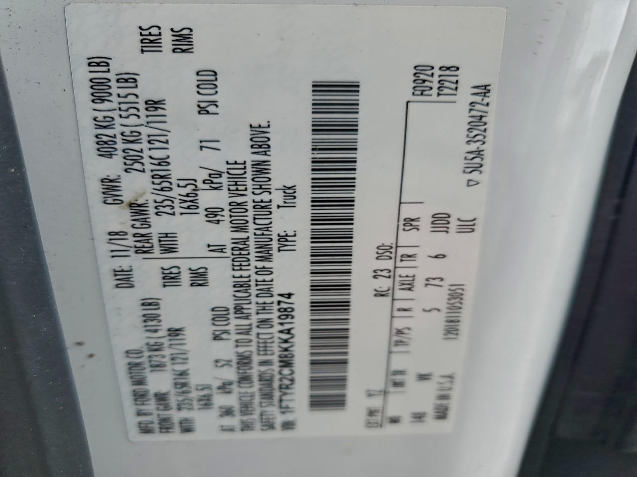 Ford Transit T-250 Image 3