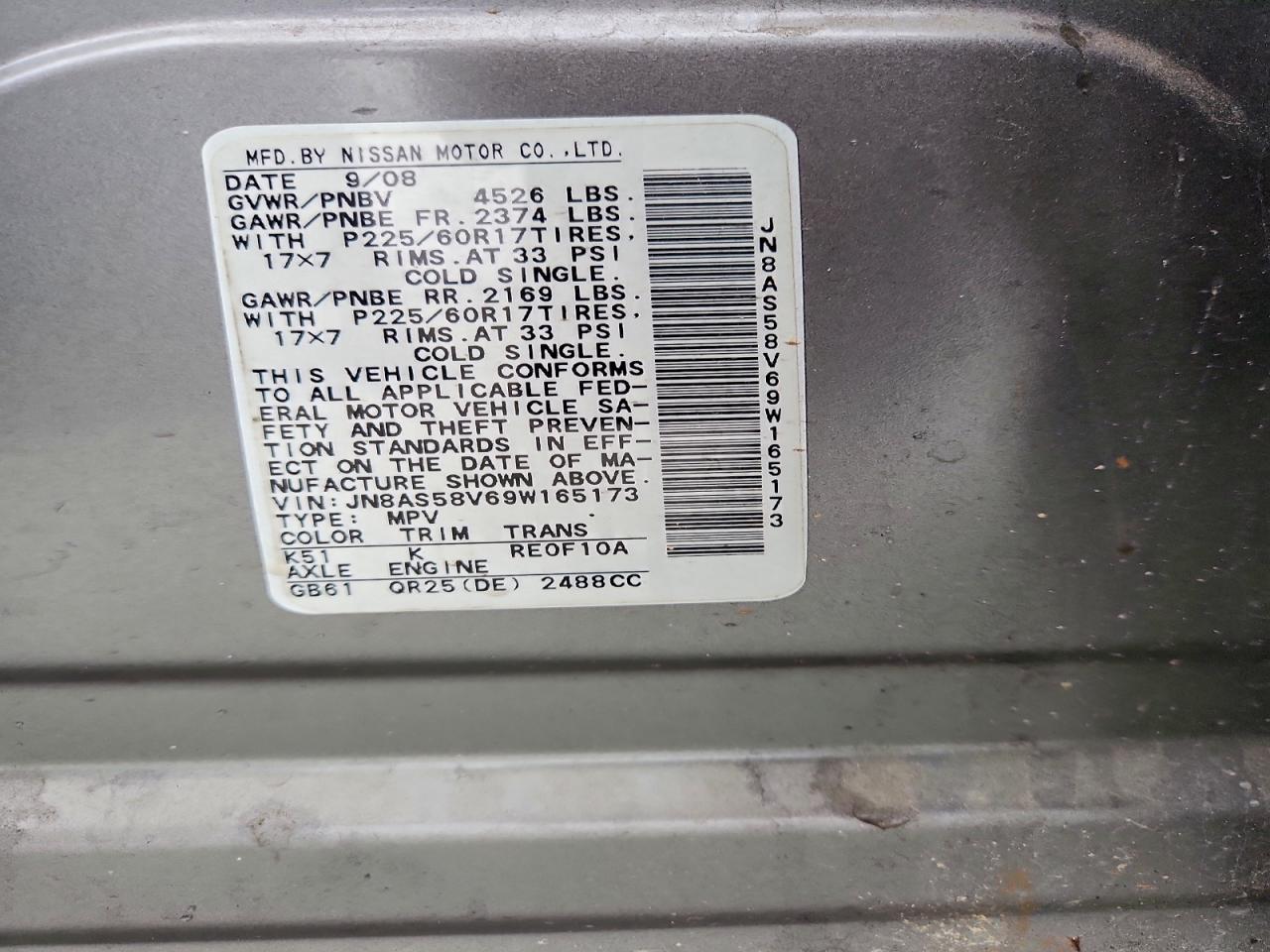 Nissan Rogue S Image 14