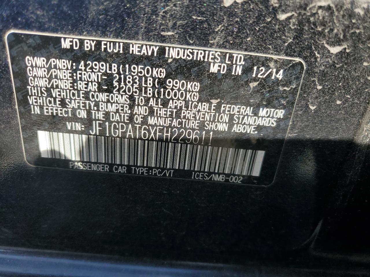 Subaru Impreza Sport Image 8