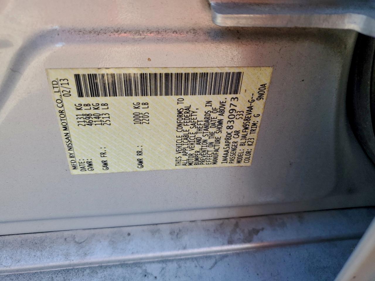 Nissan Maxima S Image 7