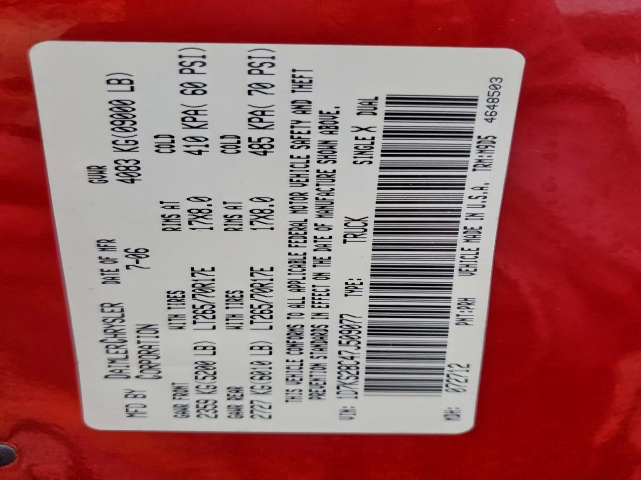 Dodge Ram 2500 St Image 7