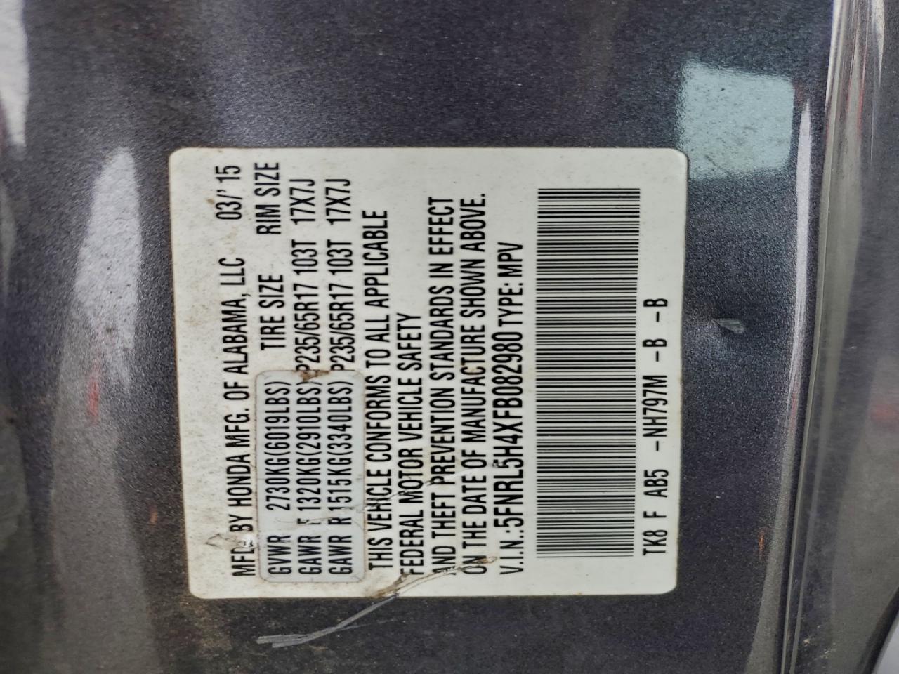 Honda Odyssey Ex Image 13