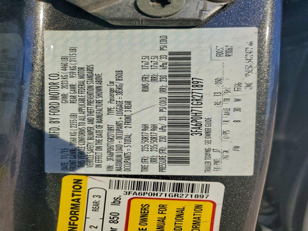 Ford Fusion Se Image 6