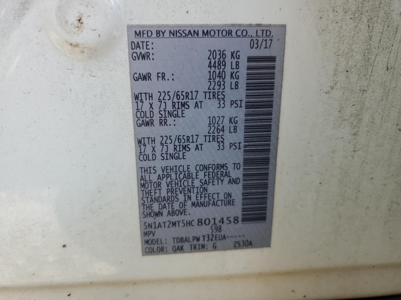 Nissan Rogue S Image 10