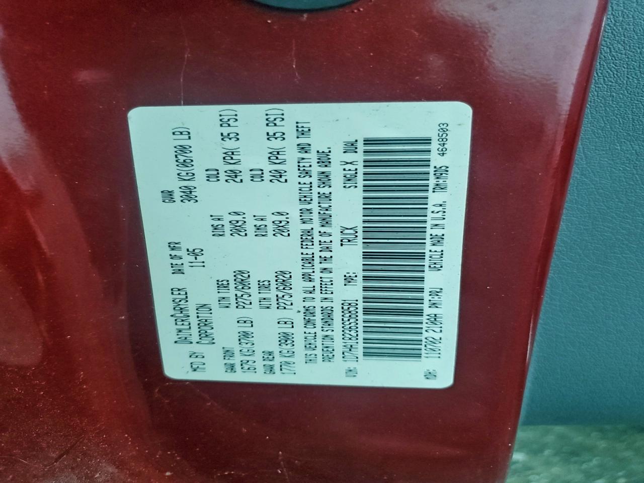 Dodge Ram 1500 St Image 8