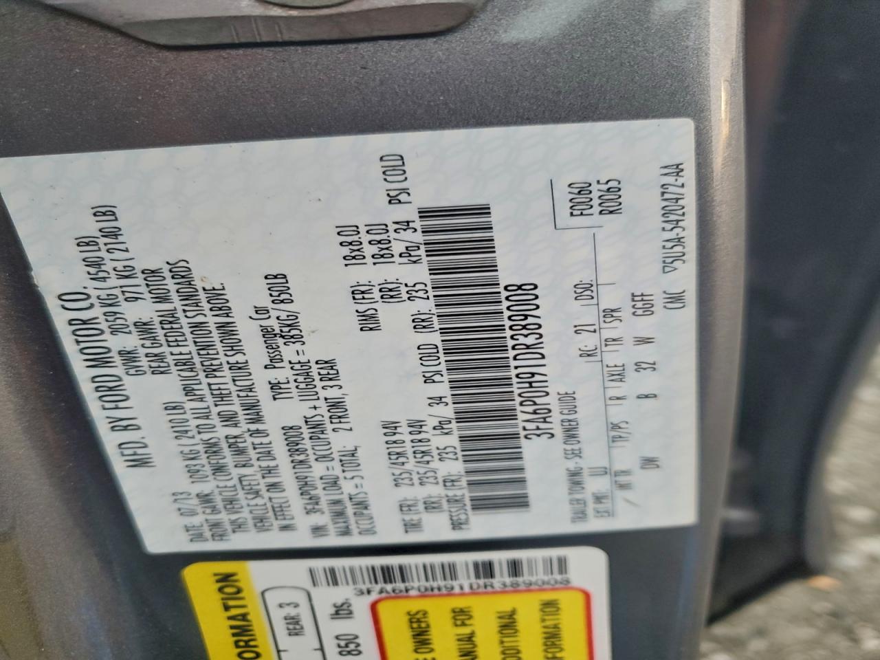 Ford Fusion Se Image 5