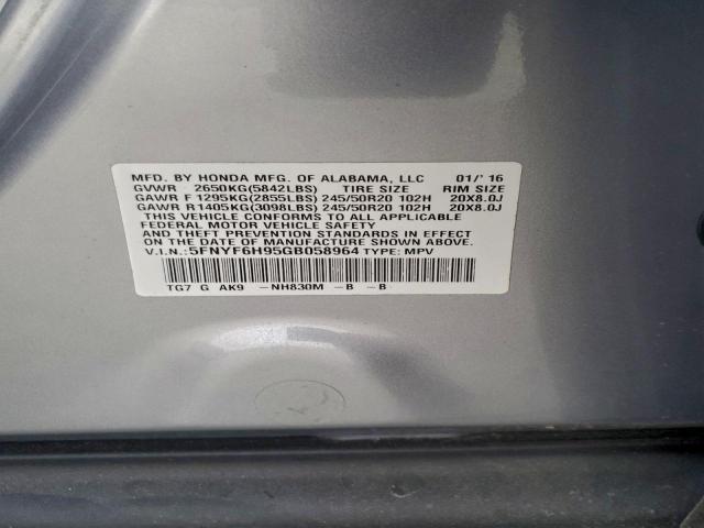 Honda Pilot Touring Image 9