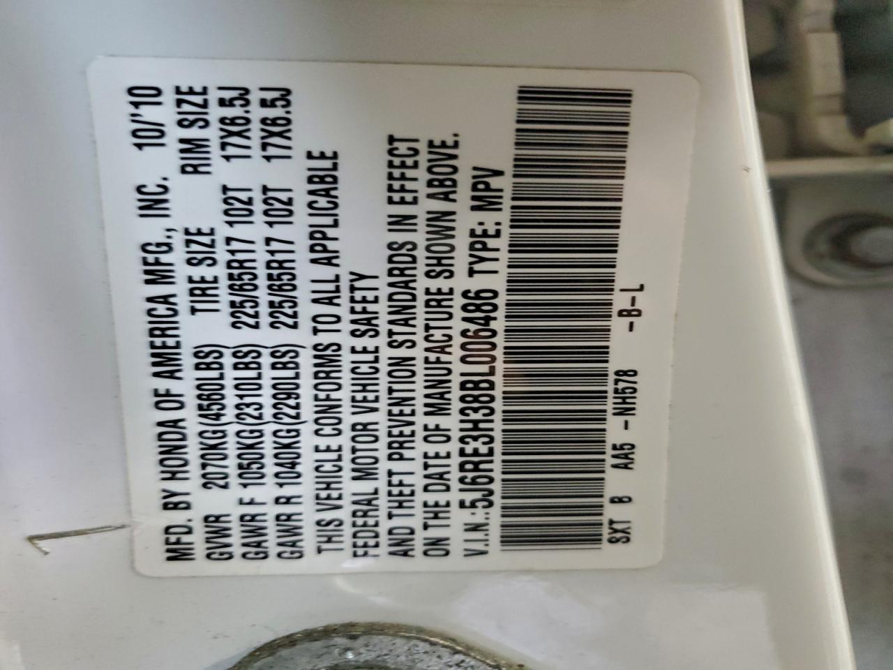 Honda Crv Lx Image 7