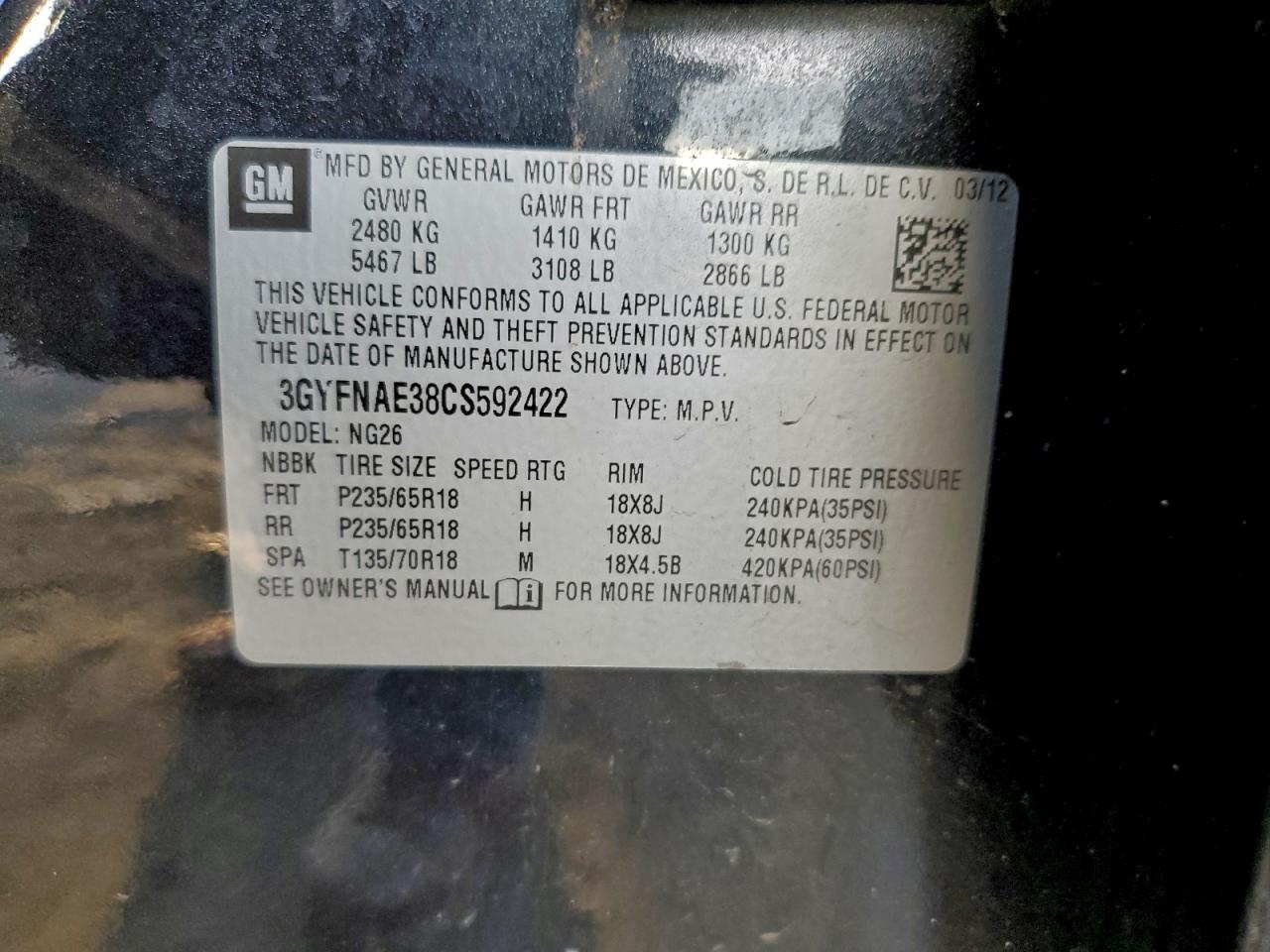 Cadillac SRX Luxury Collection Image 12