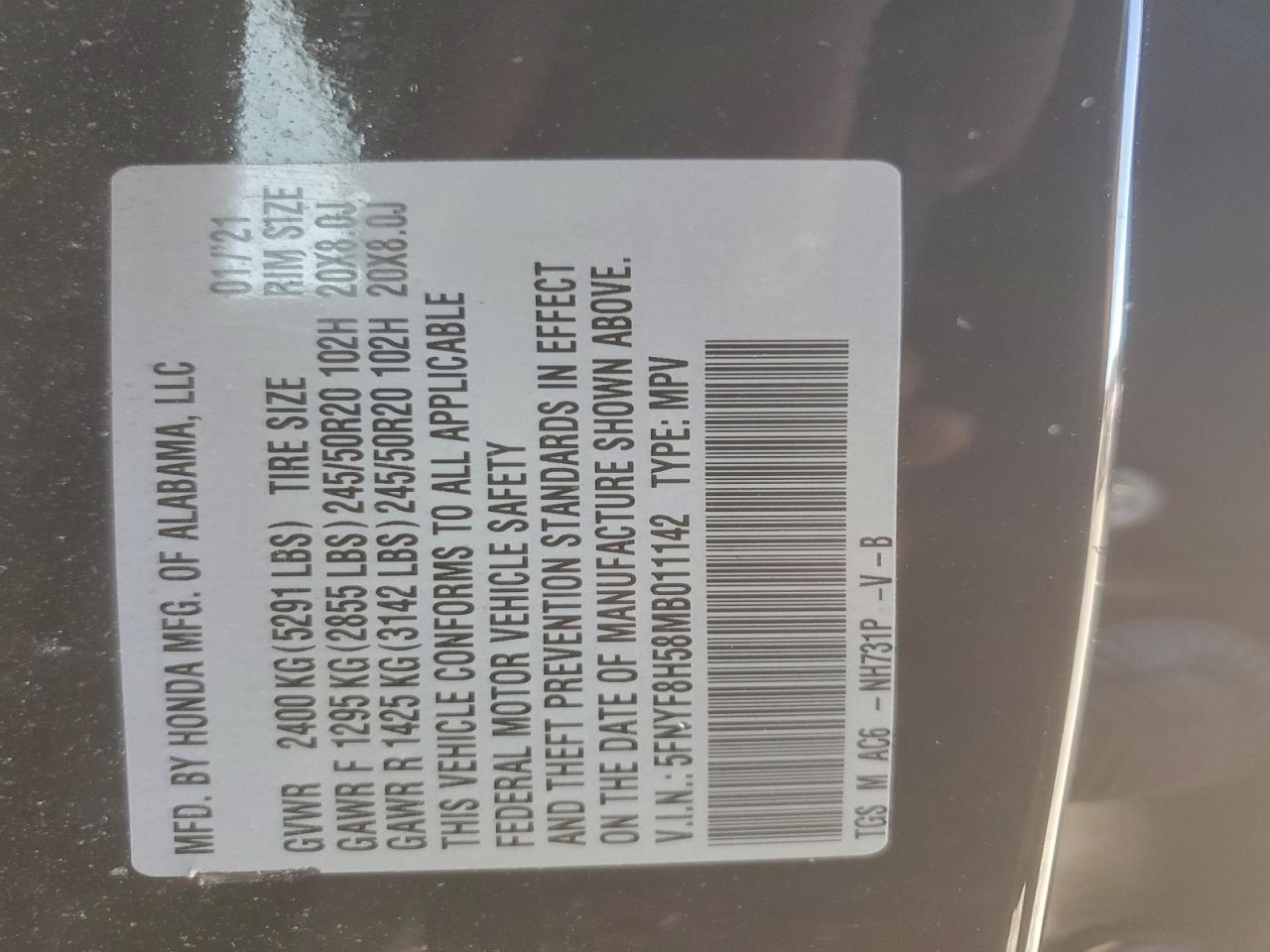 Honda Passport Exl Image 8