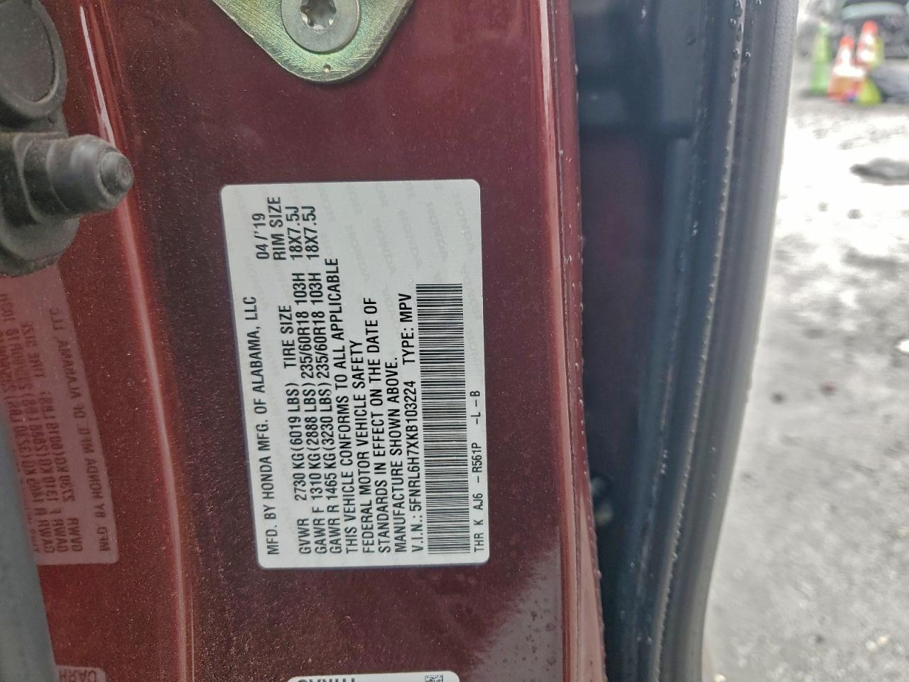 Honda Odyssey Exl Image 13