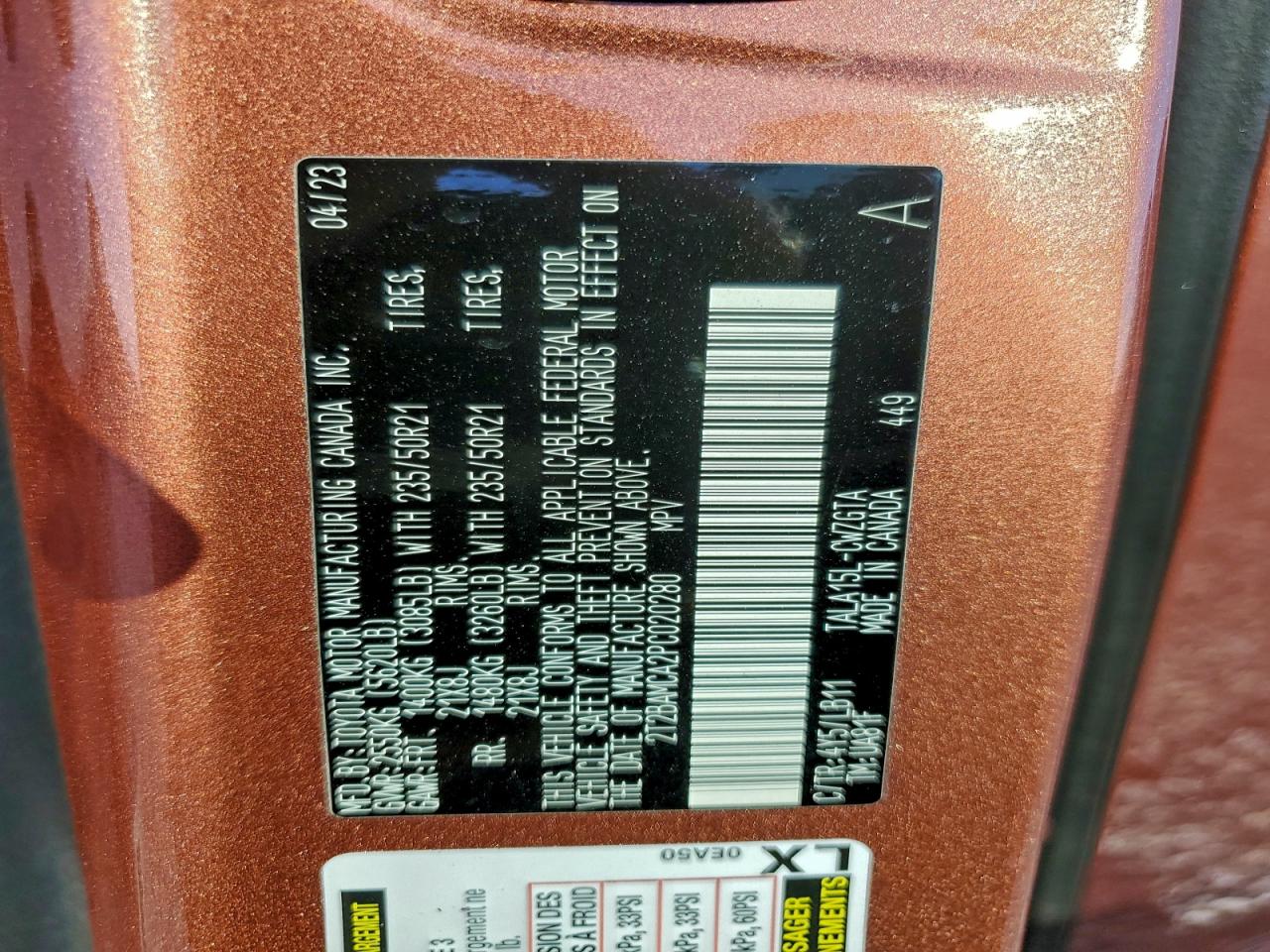 Lexus RX 350 Base Image 8