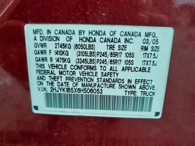 Honda Ridgeline Rtl Image 9