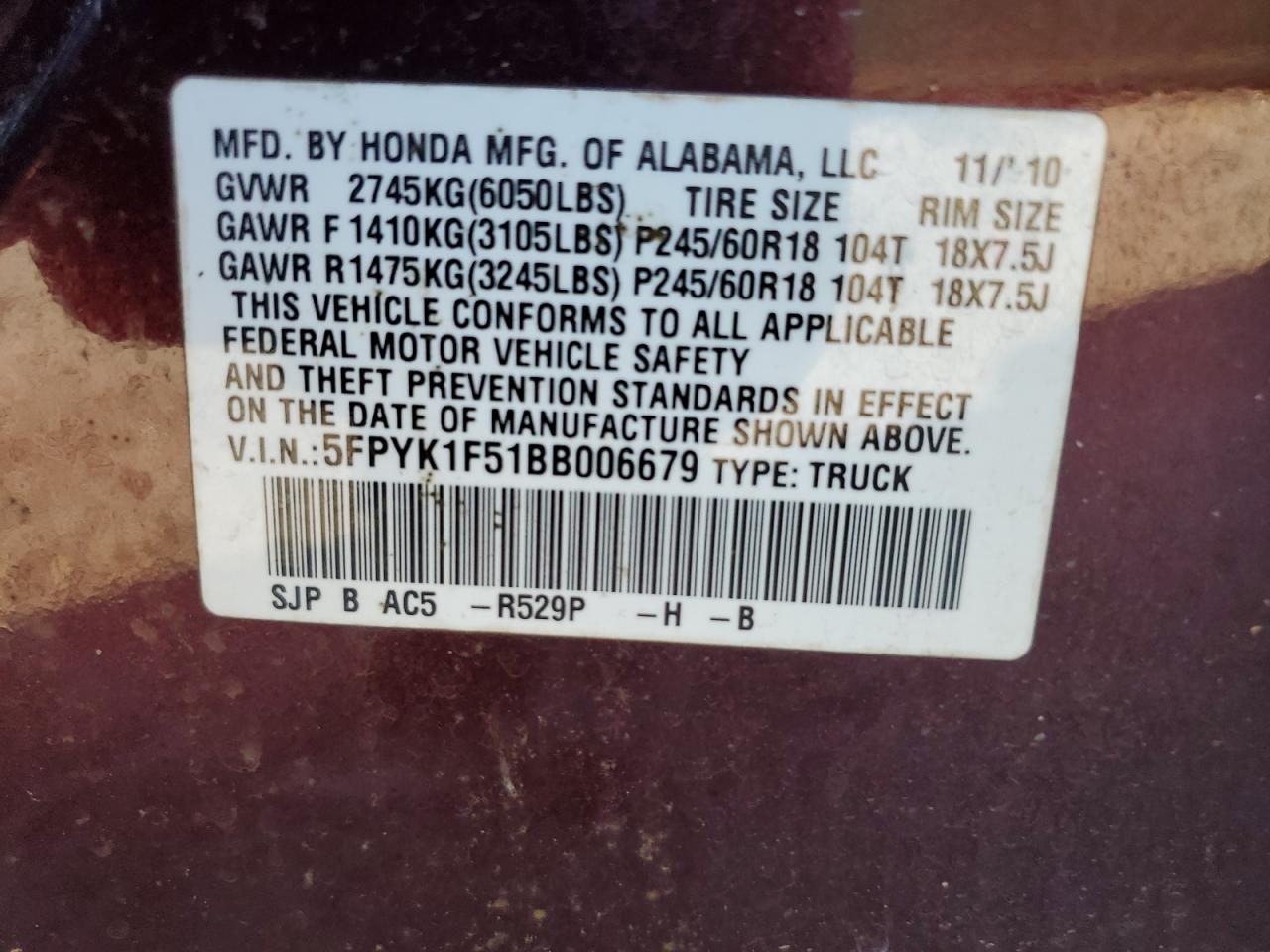 Honda Ridgeline Rtl Image 10