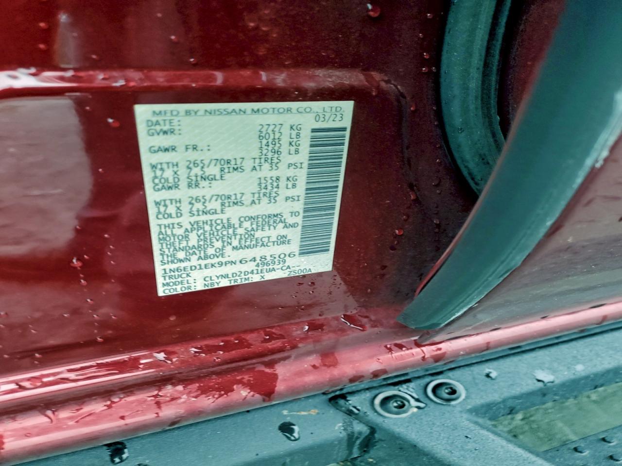 Nissan Frontier S Image 6