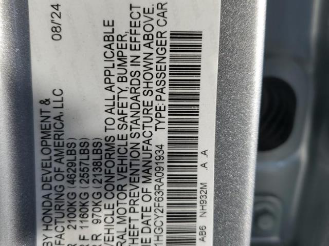 Honda Accord Hybrid Exl Image 6