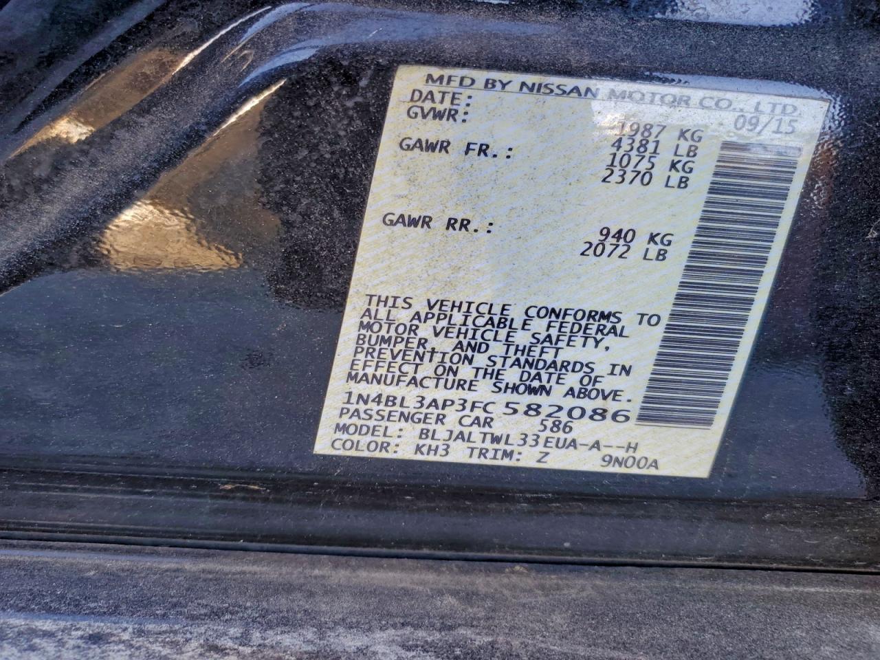 Nissan Altima 3.5s Image 9