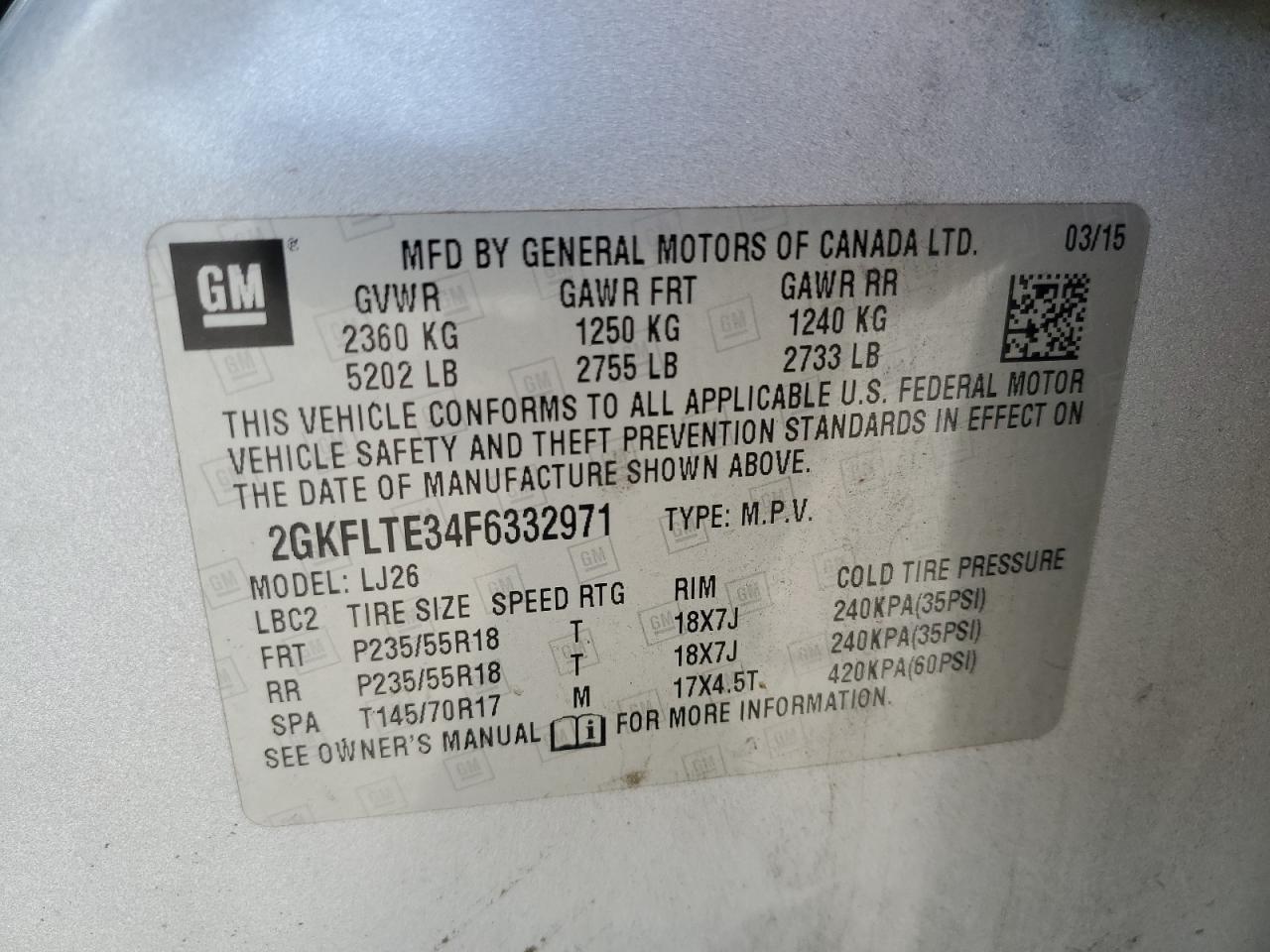 GMC Terrain Slt Image 5