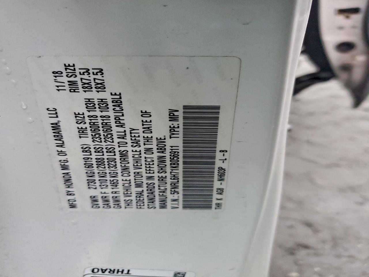 Honda Odyssey Exl Image 9