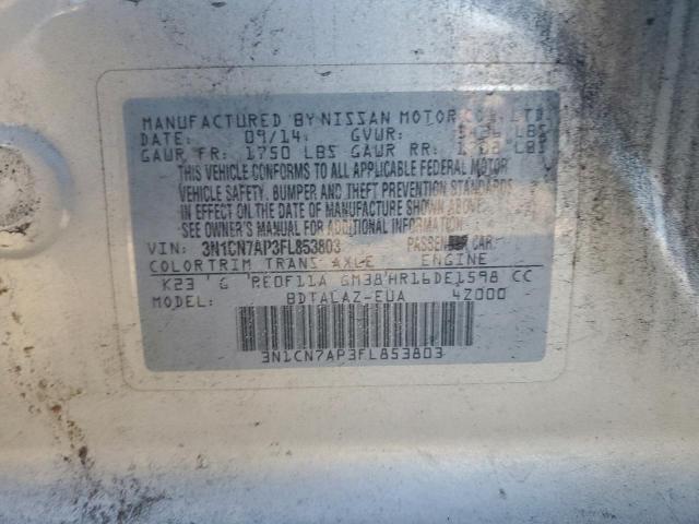 Nissan Versa S Image 10