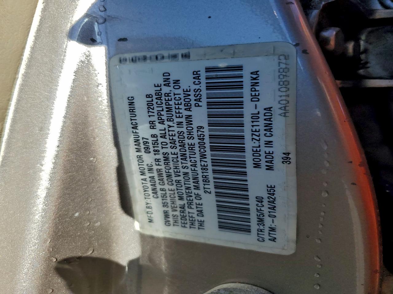 Toyota Corolla Ve Image 11