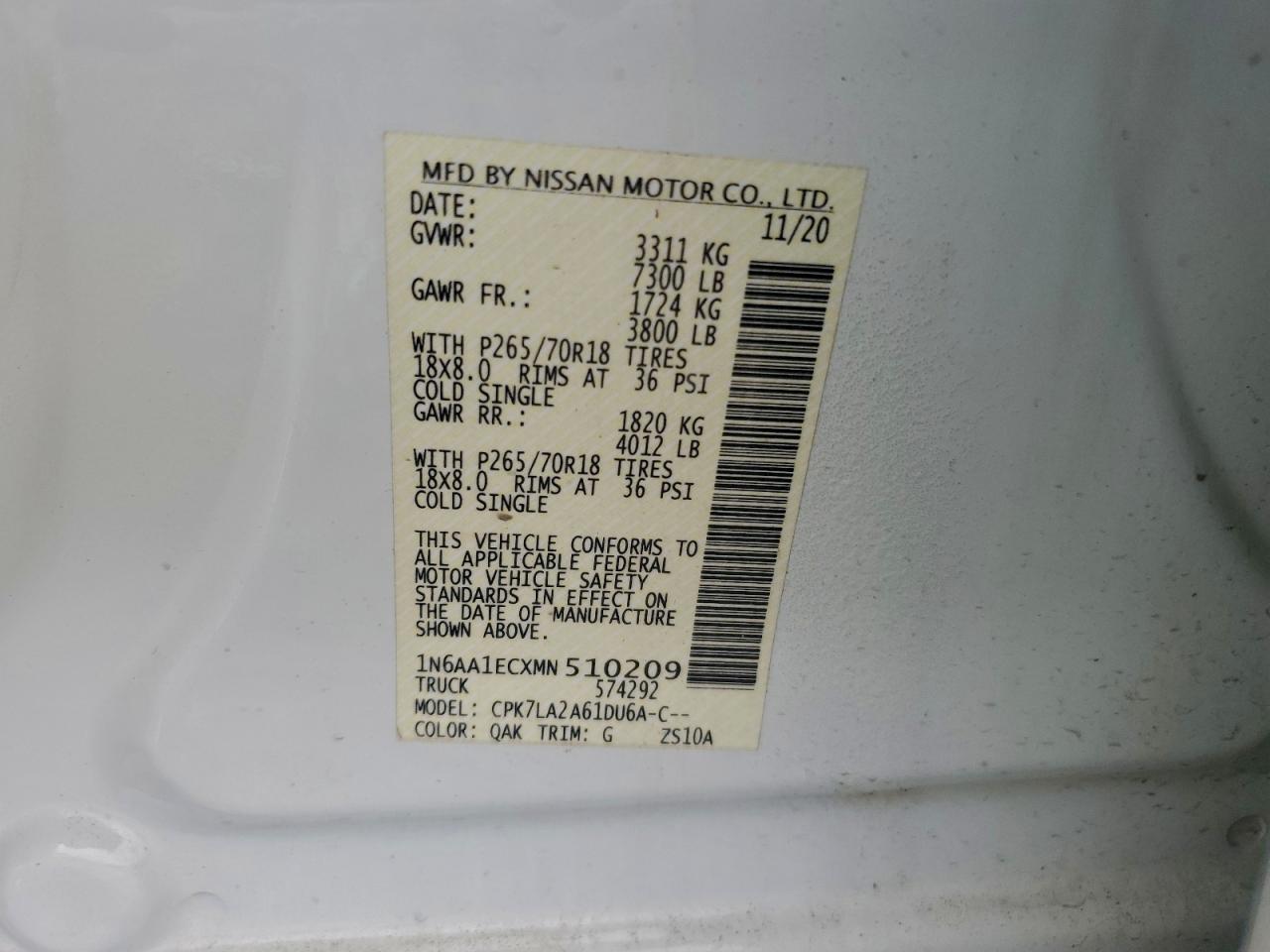 Nissan Titan S Image 7