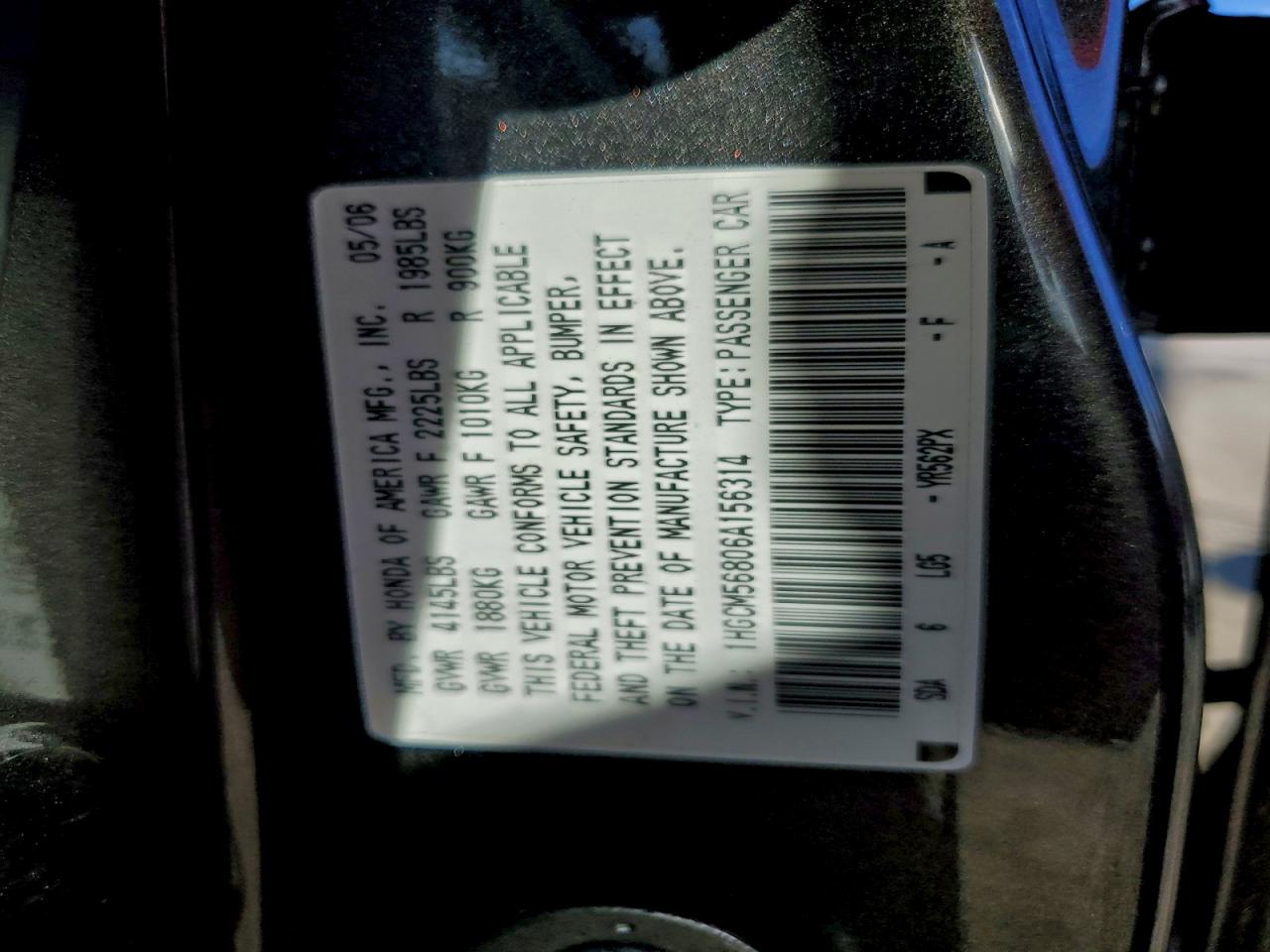 Honda Accord Ex Image 2