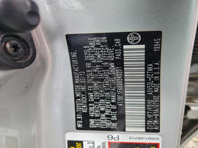 Toyota Camry L Image 9