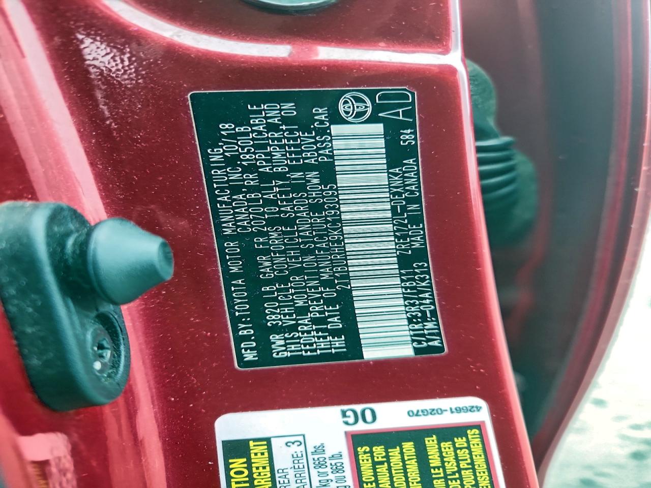 Toyota Corolla L Image 8