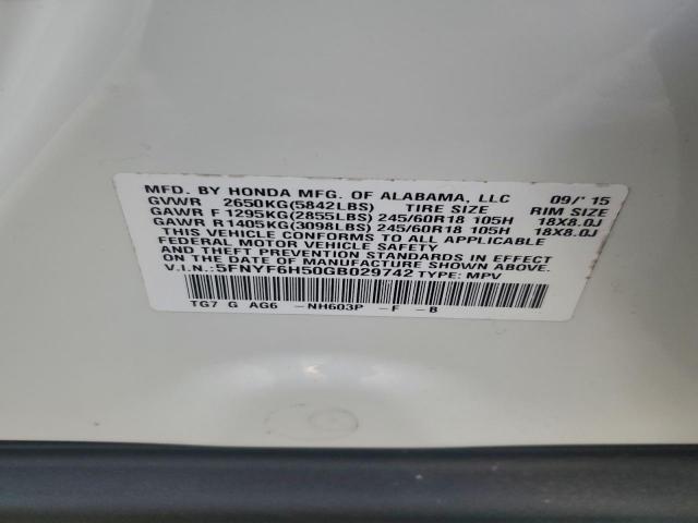 Honda Pilot Exl Image 10