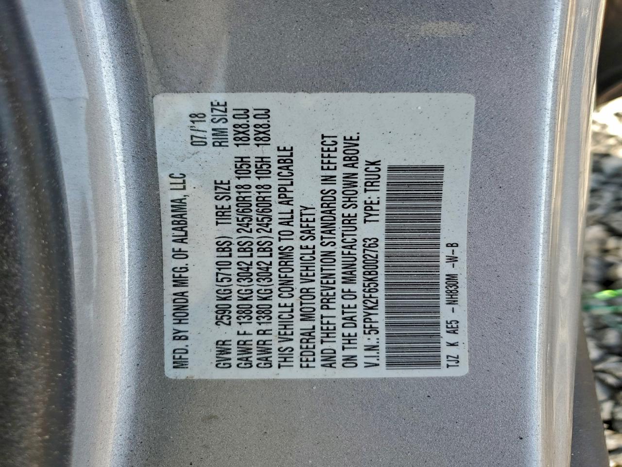 Honda Ridgeline Rtl Image 11