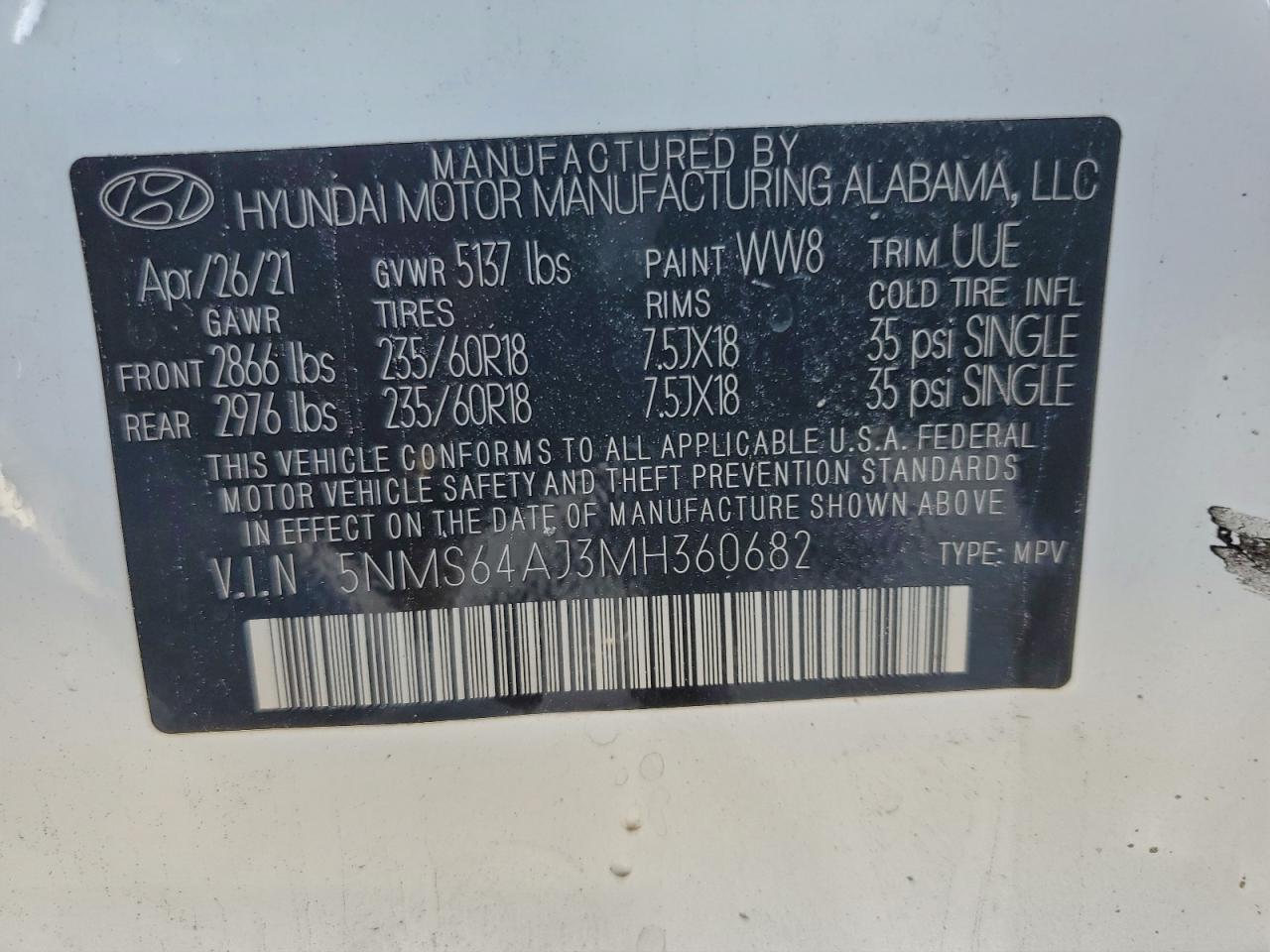 Hyundai SANTA FE Sel Image 9