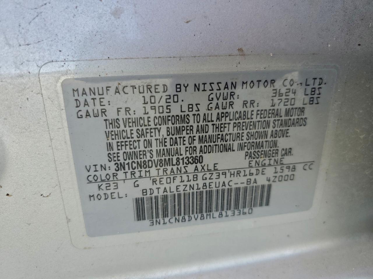 Nissan Versa S Image 8