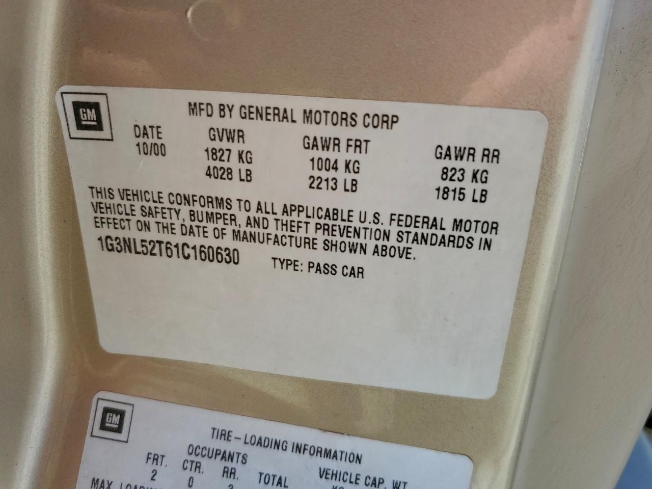 Oldsmobile Alero Gl Image 9