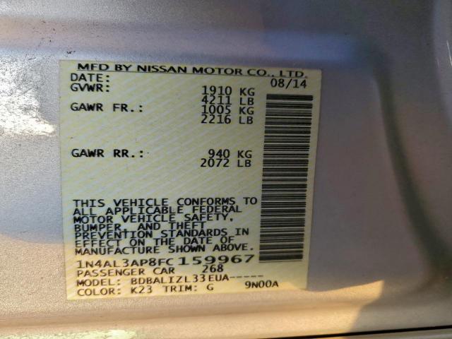 Nissan Altima 2.5 Image 10