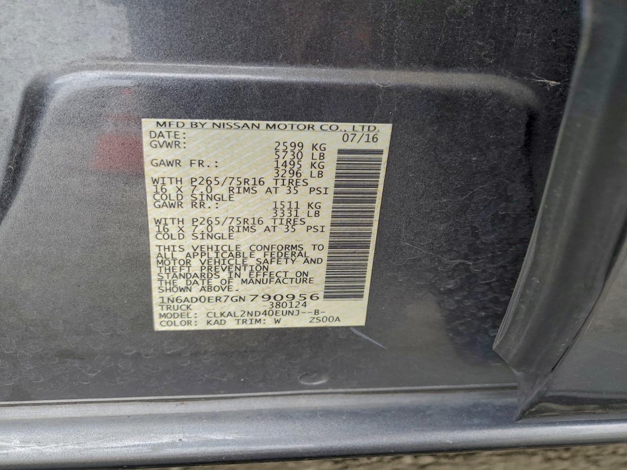 Nissan Frontier S Image 4