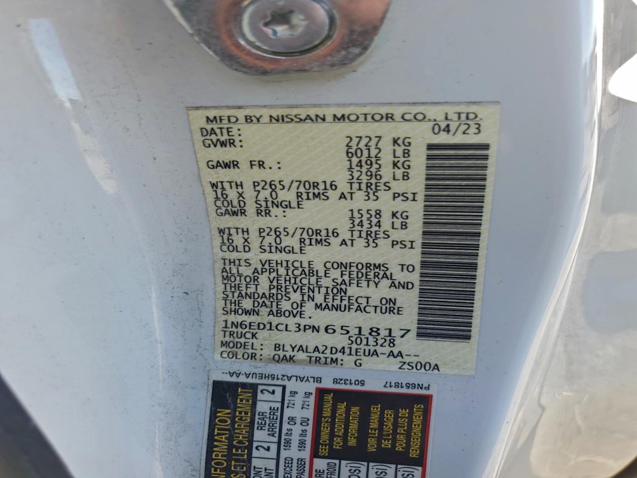 Nissan Frontier S Image 11